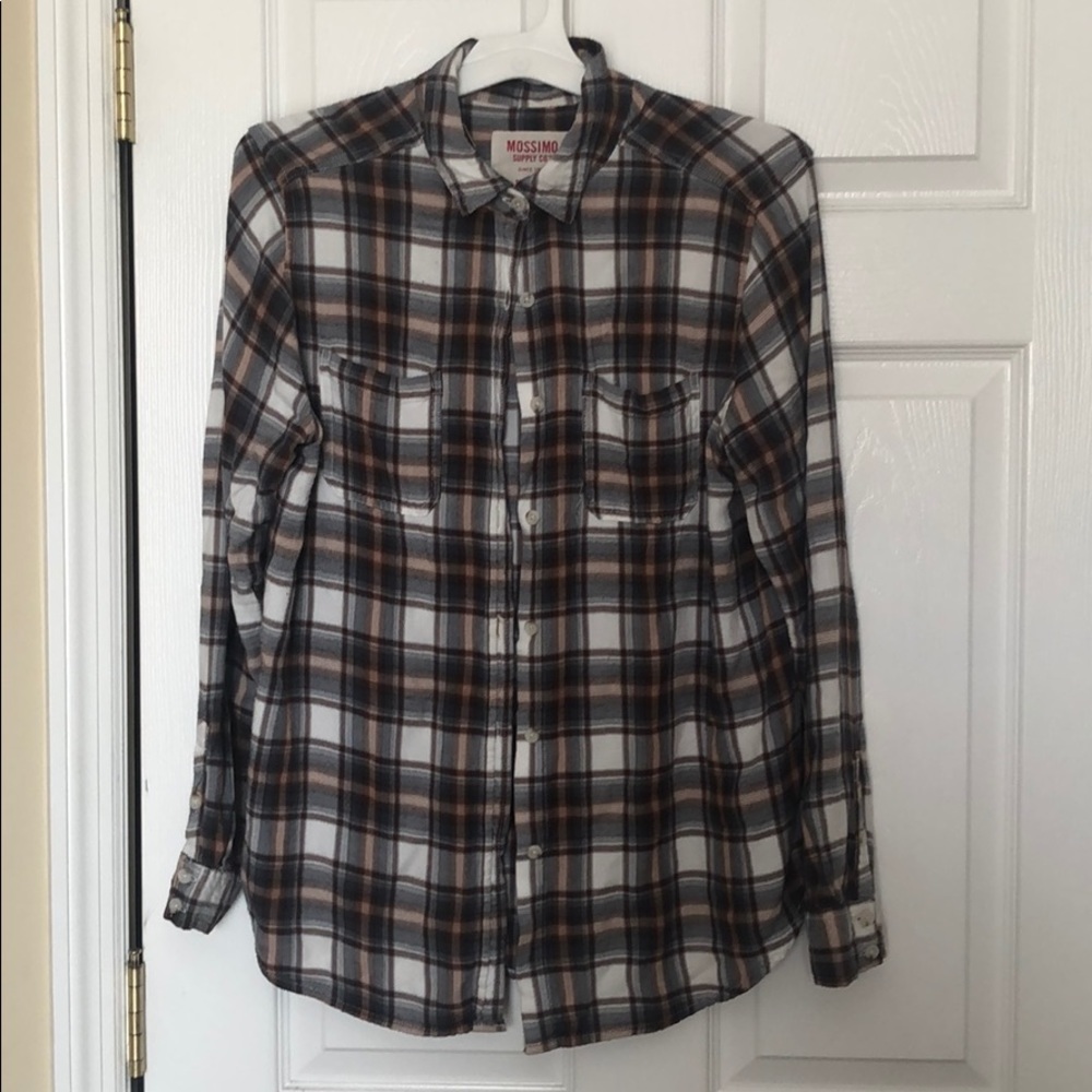 Brown/Tan Flannel Shirt
